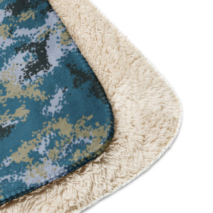 Chinese Digital Type 07 Ocean CAMO Sherpa blanket - Blankets