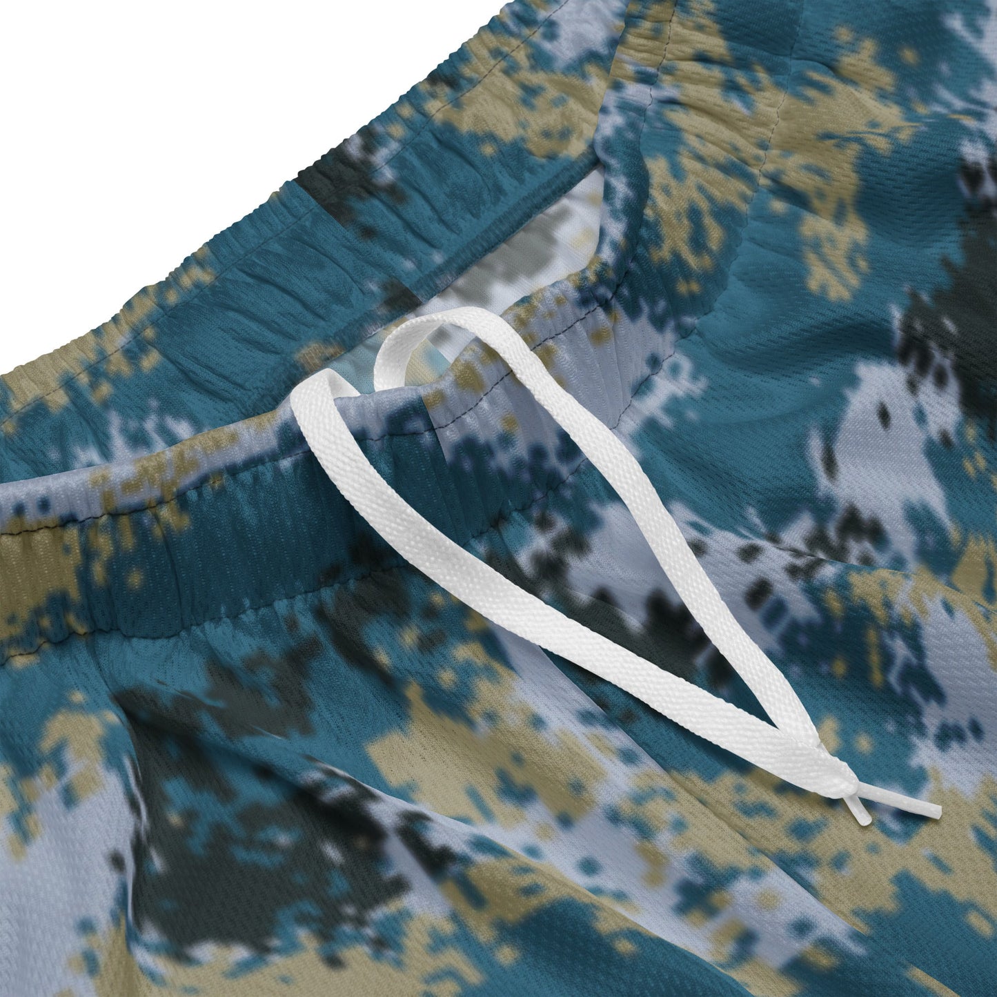 Chinese Digital Type 07 Ocean CAMO Unisex mesh shorts - Mesh Shorts