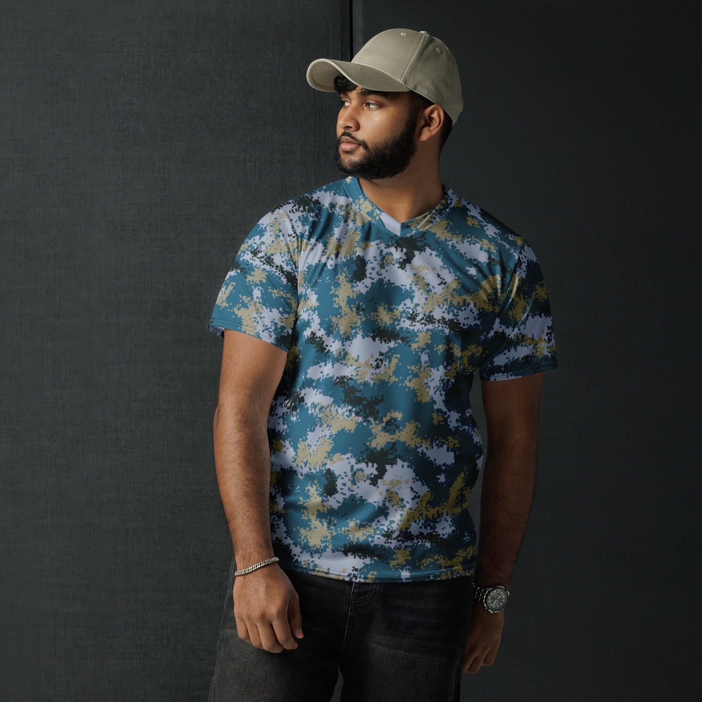 Chinese Digital Type 07 Ocean CAMO unisex sports jersey - Sports Jerseys