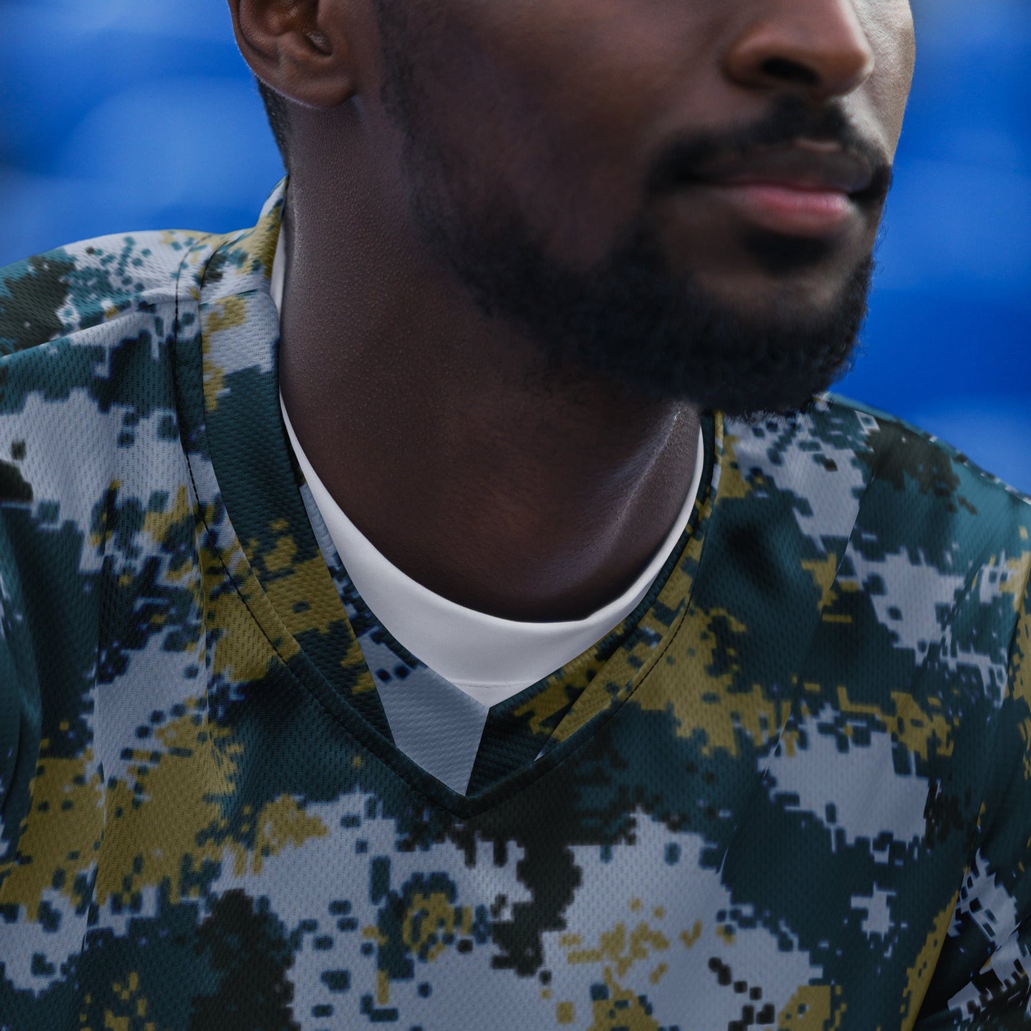 Chinese Digital Type 07 Ocean CAMO unisex sports jersey - Sports Jerseys