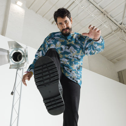 Chinese Digital Type 07 Ocean CAMO Unisex Sweatshirt - Sweatshirts