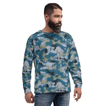 Chinese Digital Type 07 Ocean CAMO Unisex Sweatshirt - Sweatshirts