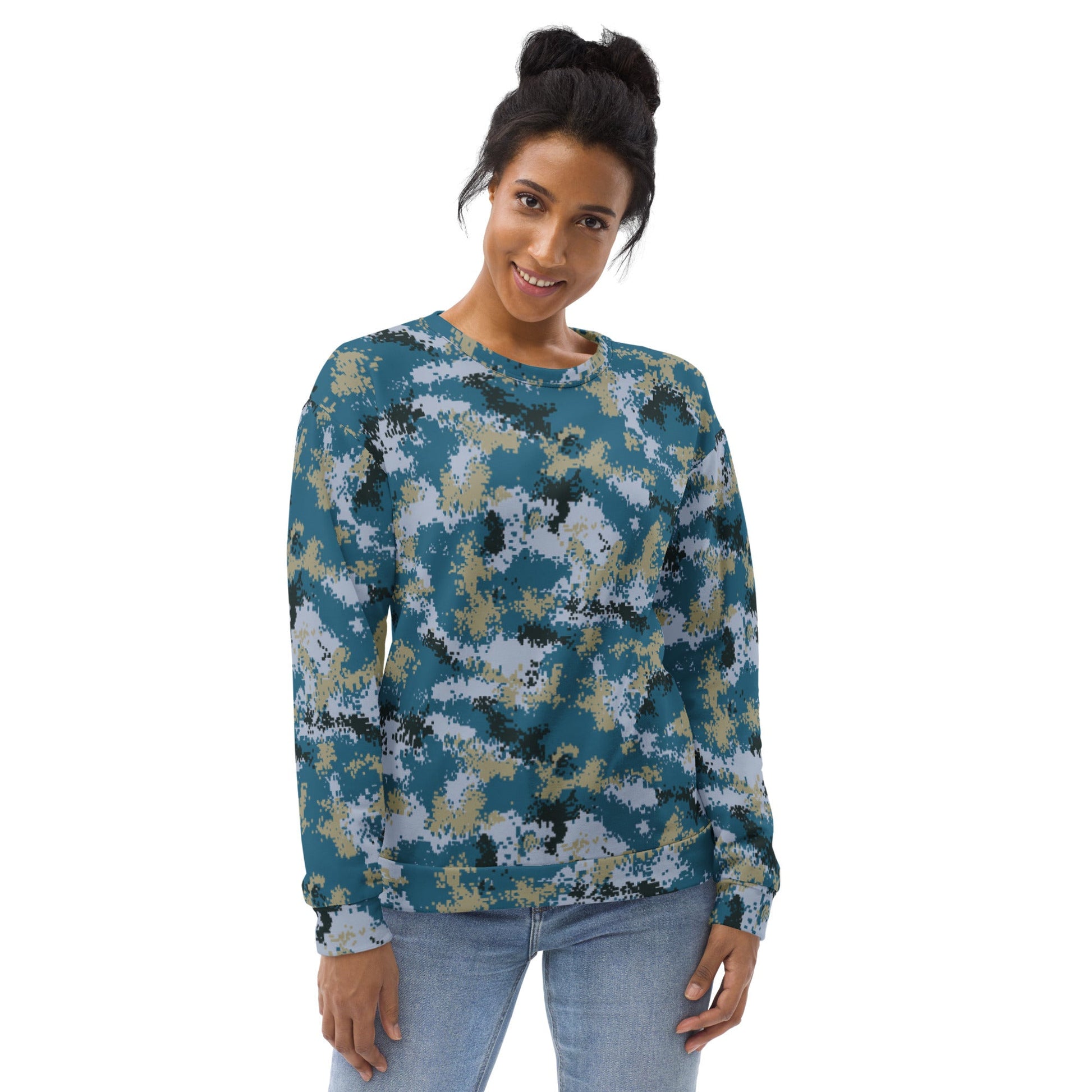 Chinese Digital Type 07 Ocean CAMO Unisex Sweatshirt - Sweatshirts