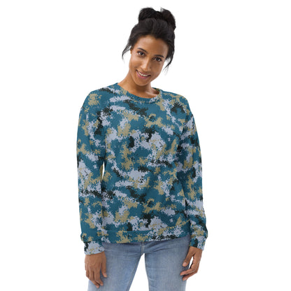 Chinese Digital Type 07 Ocean CAMO Unisex Sweatshirt - Sweatshirts
