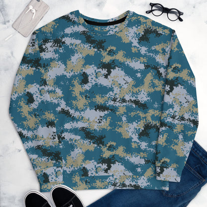 Chinese Digital Type 07 Ocean CAMO Unisex Sweatshirt - Sweatshirts