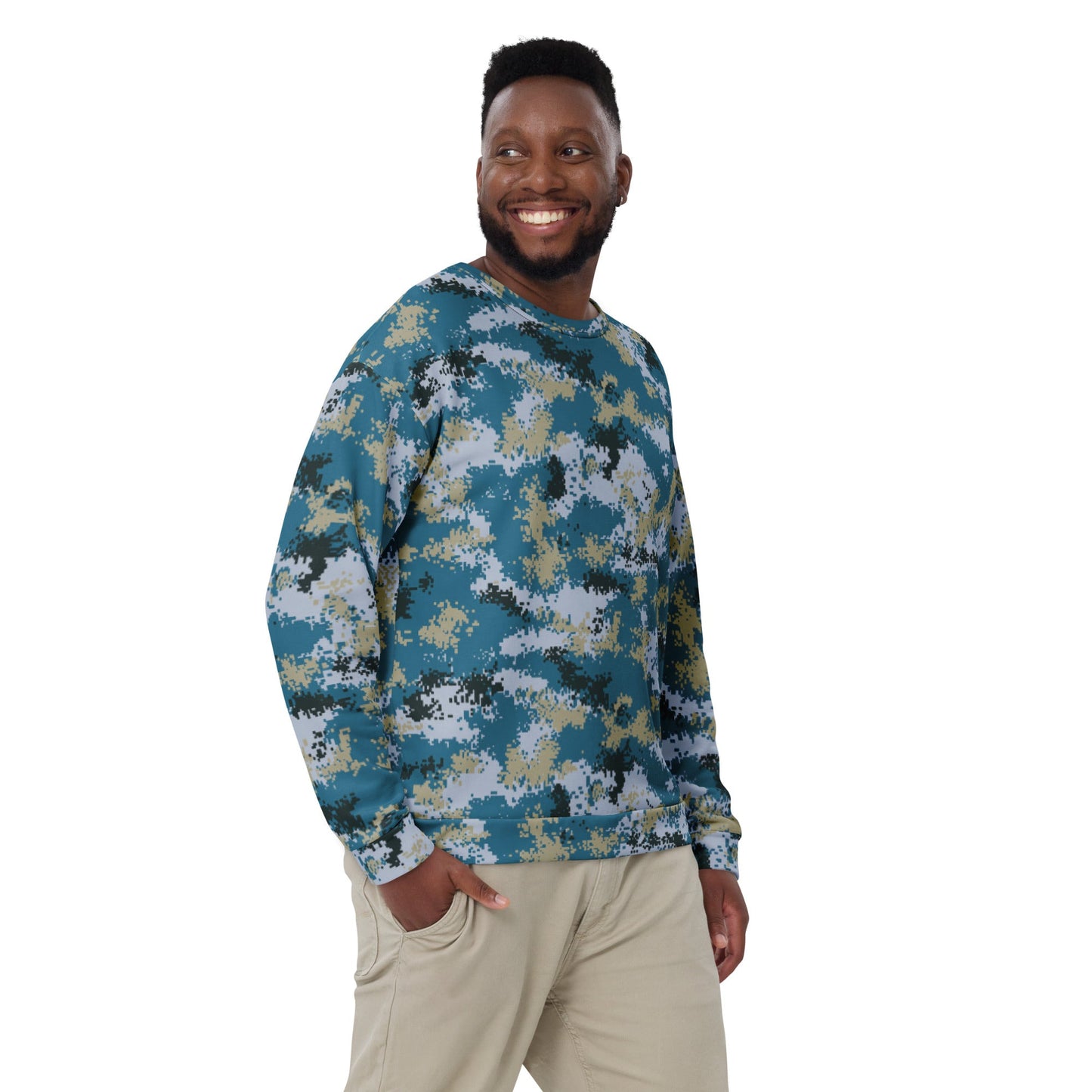 Chinese Digital Type 07 Ocean CAMO Unisex Sweatshirt - Sweatshirts
