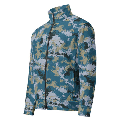 Chinese Digital Type 07 Ocean CAMO Unisex track jacket - Track Jackets