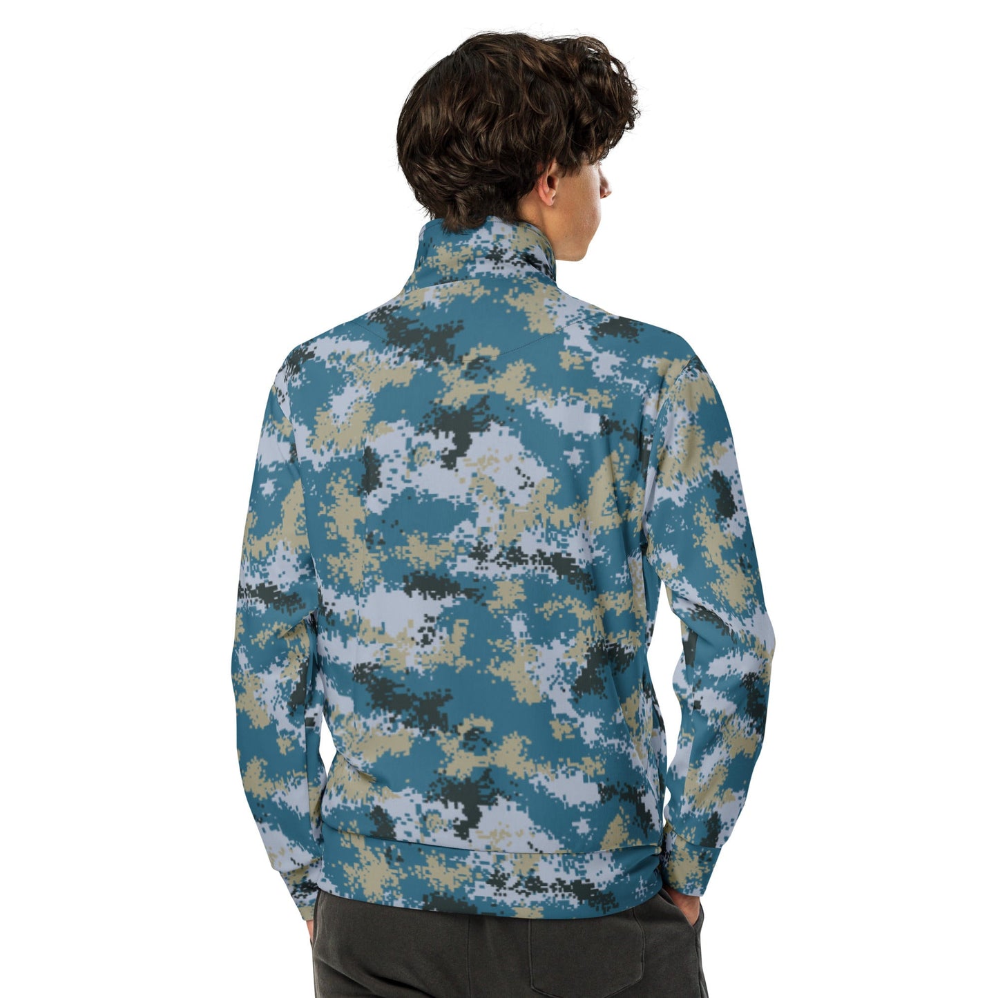 Chinese Digital Type 07 Ocean CAMO Unisex track jacket - Track Jackets