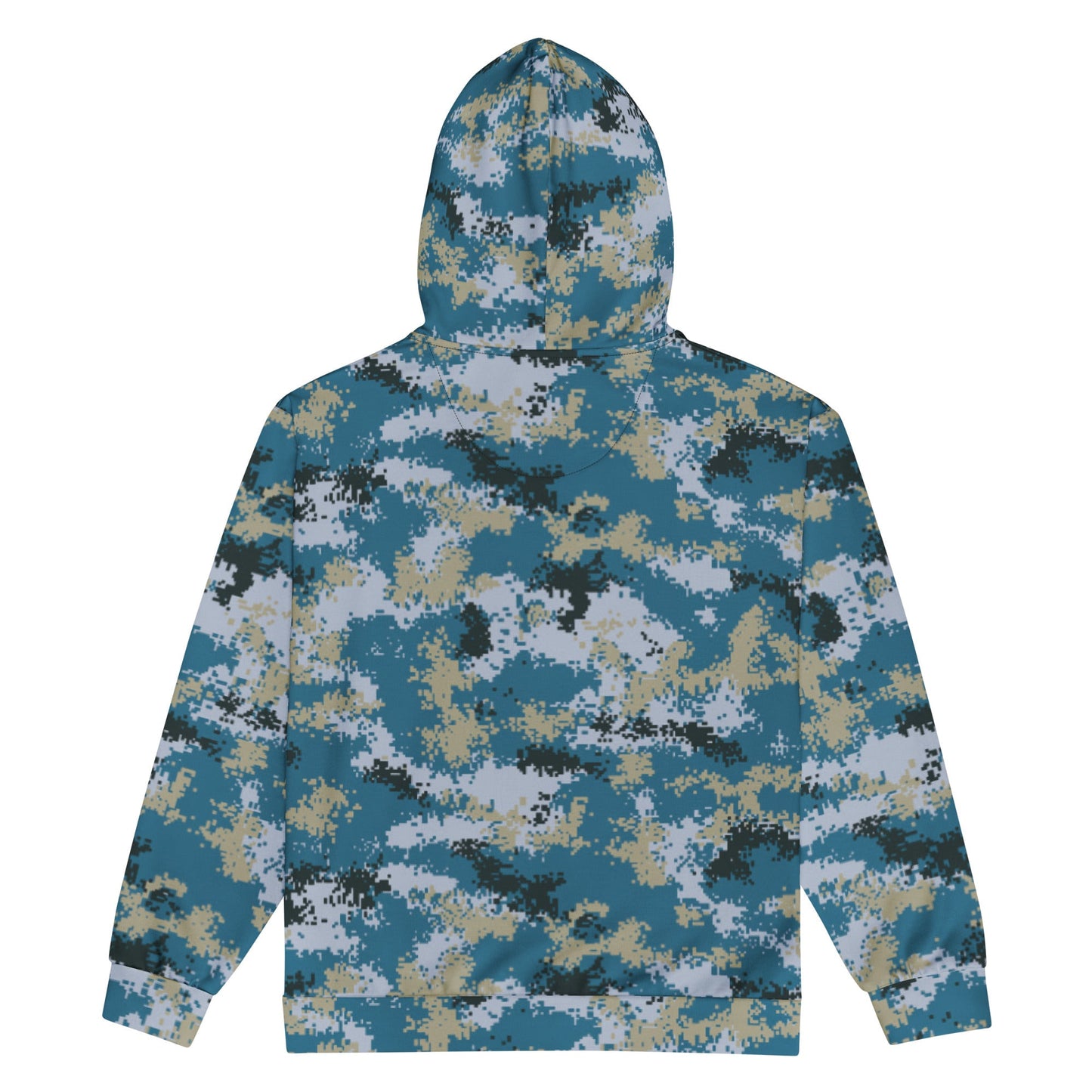 Chinese Digital Type 07 Ocean CAMO Unisex Zip Hoodie