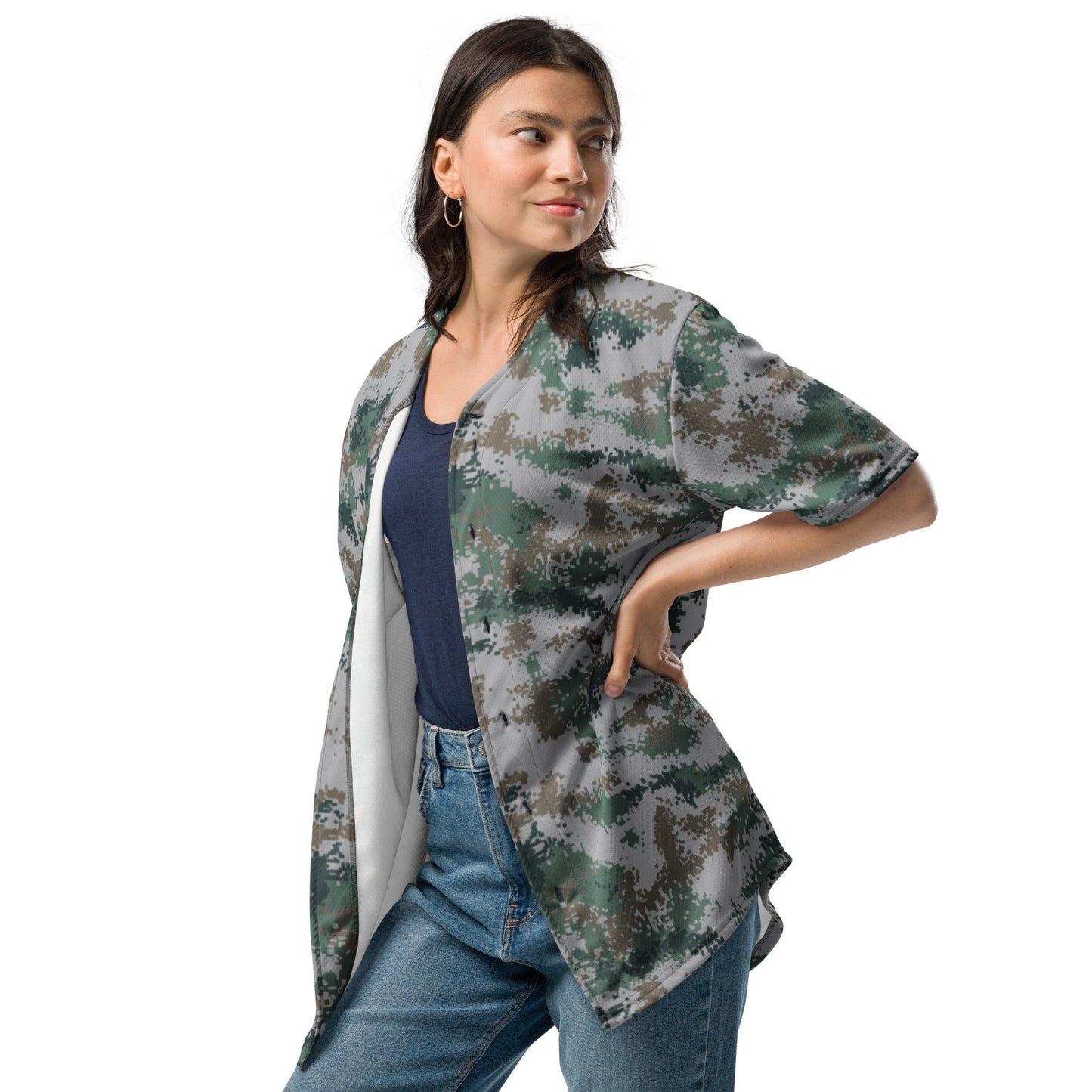 Chinese Digital Type 07 Universal CAMO baseball jersey - Baseball Jerseys