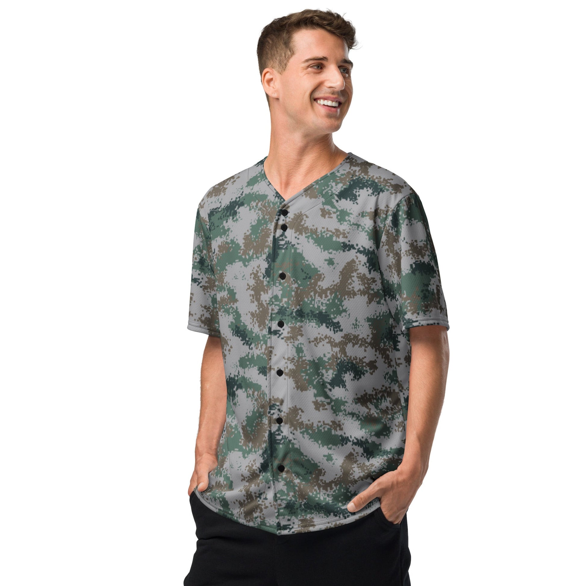 Chinese Digital Type 07 Universal CAMO baseball jersey - Baseball Jerseys