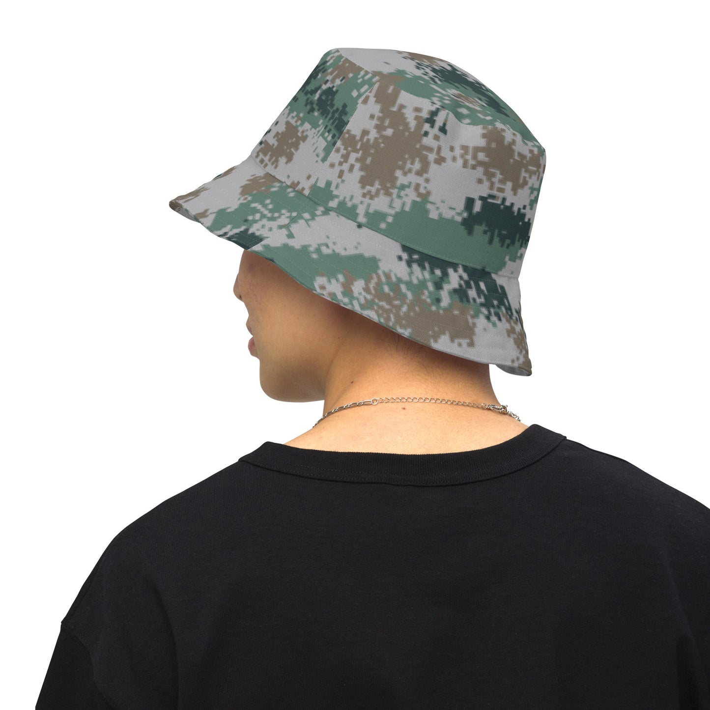 Chinese Digital Type 07 Universal CAMO Reversible bucket hat - S/M - Bucket Hats