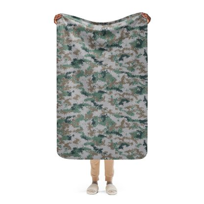 Chinese Digital Type 07 Universal CAMO Sherpa blanket - 37″×57″ - Blankets