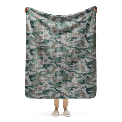 Chinese Digital Type 07 Universal CAMO Sherpa blanket - 50″×60″ - Blankets