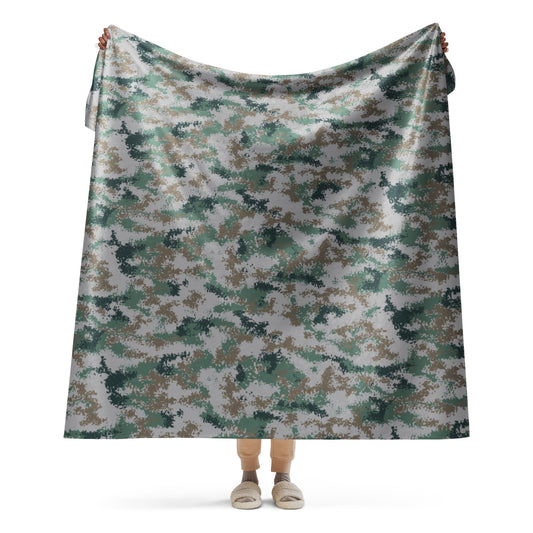 Chinese Digital Type 07 Universal CAMO Sherpa blanket - 60″×80″ - Blankets