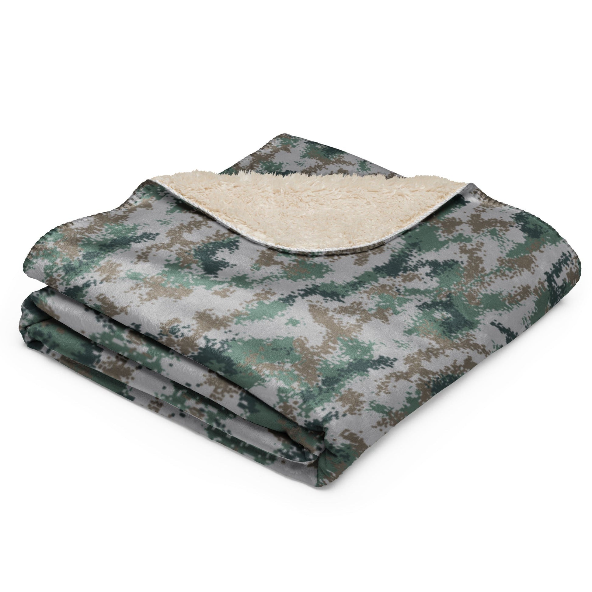 Chinese Digital Type 07 Universal CAMO Sherpa blanket - Blankets