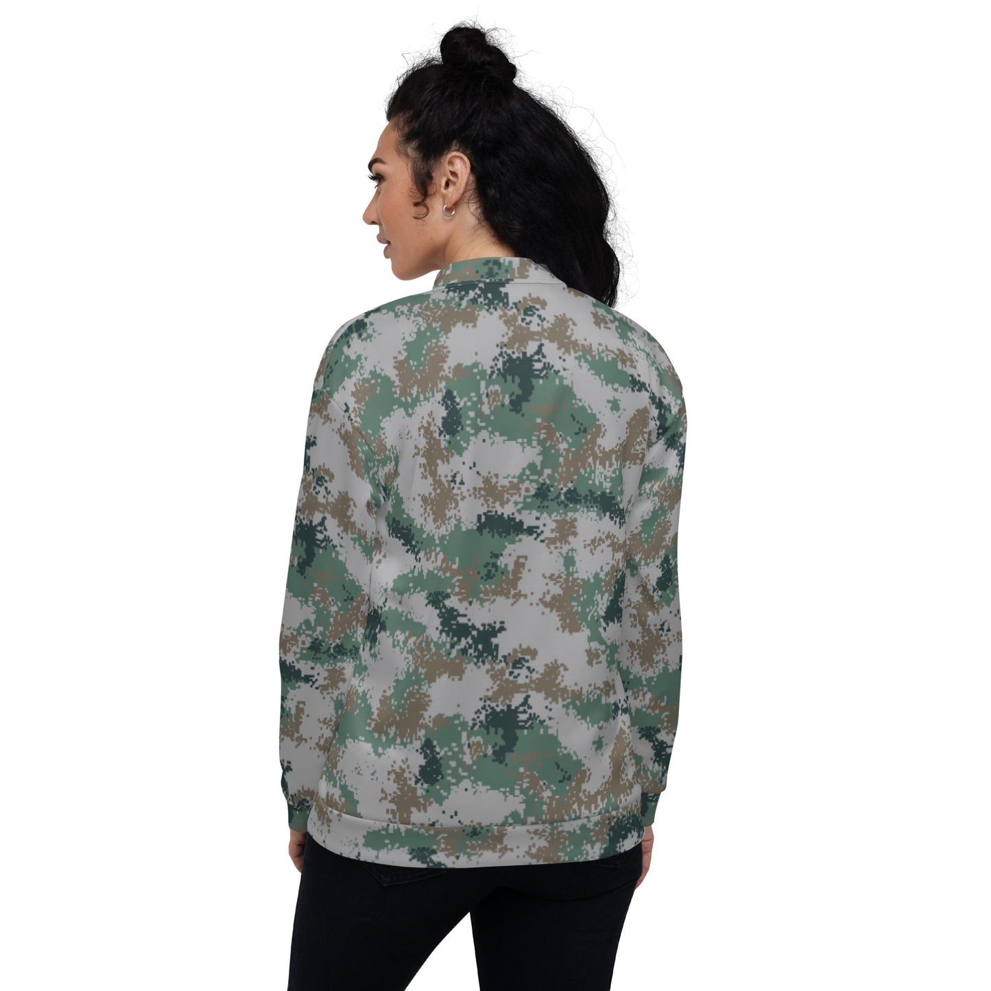 Chinese Digital Type 07 Universal CAMO Unisex Bomber Jacket - Jackets