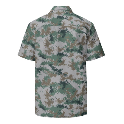 Chinese Digital Type 07 Universal CAMO Unisex button shirt - Button Shirts