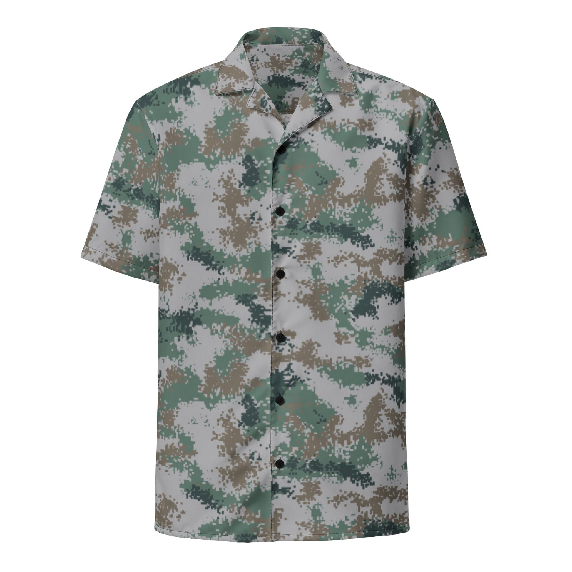Chinese Digital Type 07 Universal CAMO Unisex button shirt - Button Shirts