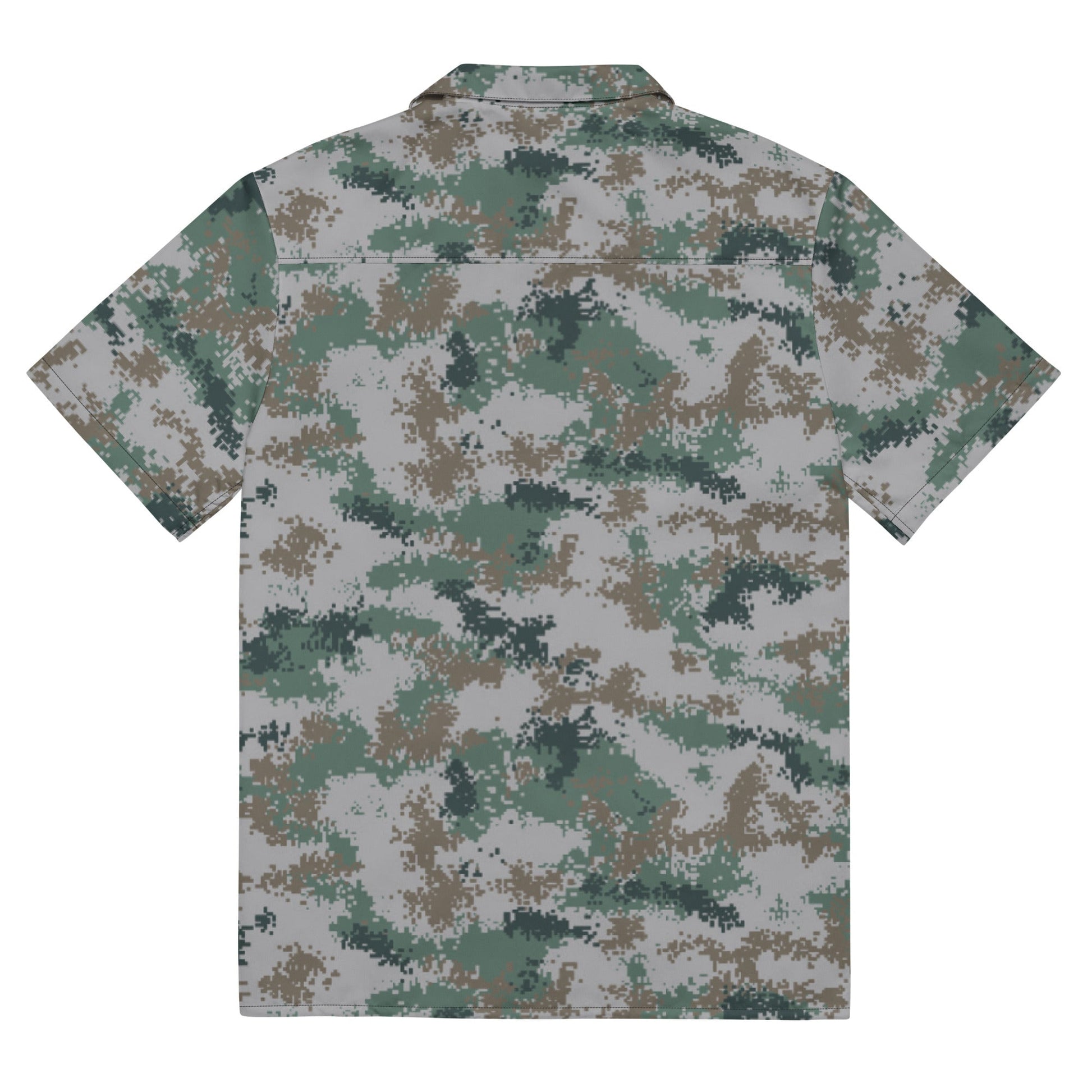 Chinese Digital Type 07 Universal CAMO Unisex button shirt - Button Shirts