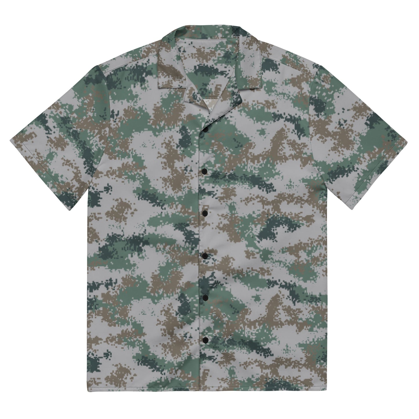 Chinese Digital Type 07 Universal CAMO Unisex button shirt - Button Shirts