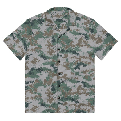 Chinese Digital Type 07 Universal CAMO Unisex button shirt - Button Shirts