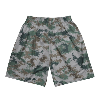 Chinese Digital Type 07 Universal CAMO Unisex mesh shorts - Mesh Shorts
