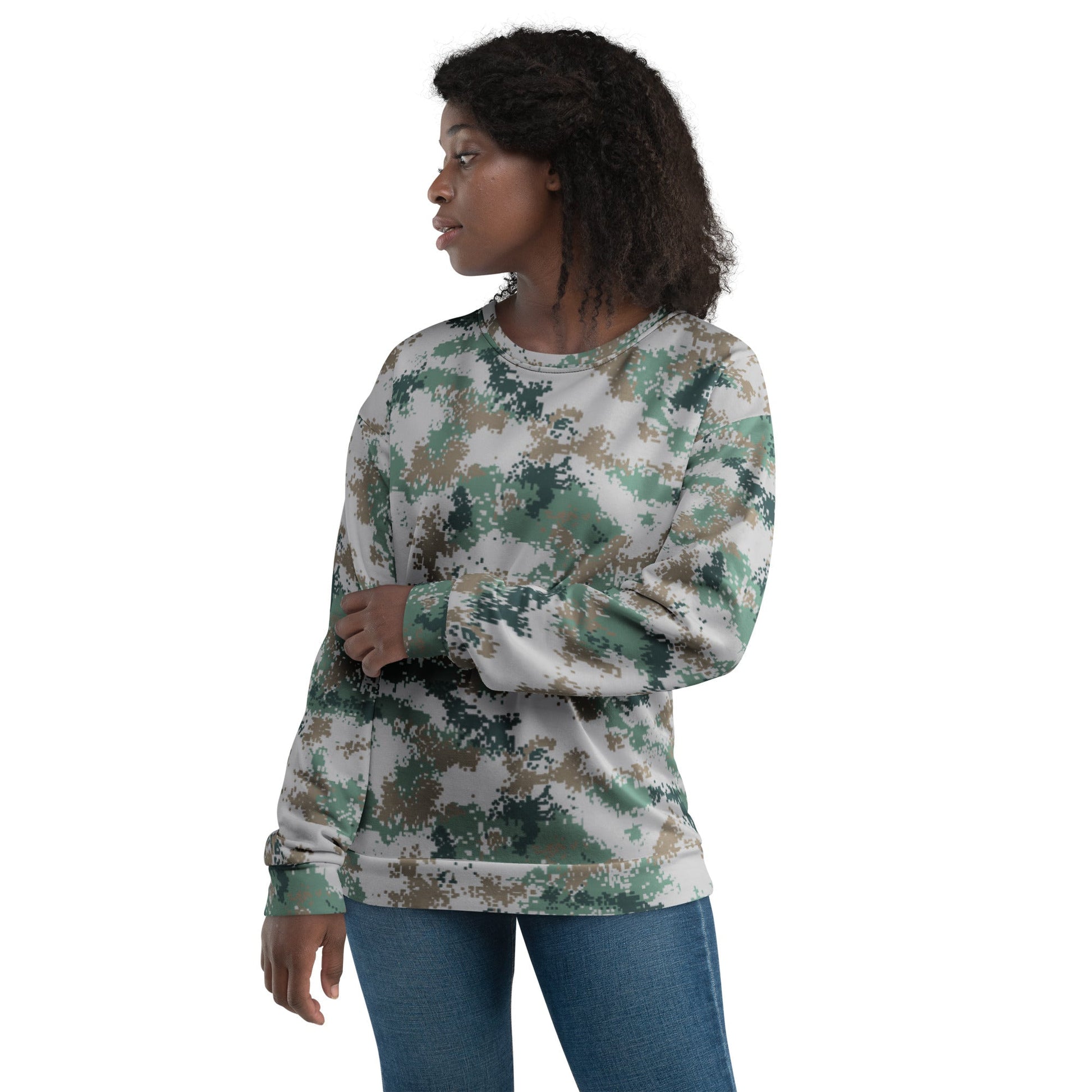 Chinese Digital Type 07 Universal CAMO Unisex Sweatshirt - Sweatshirts
