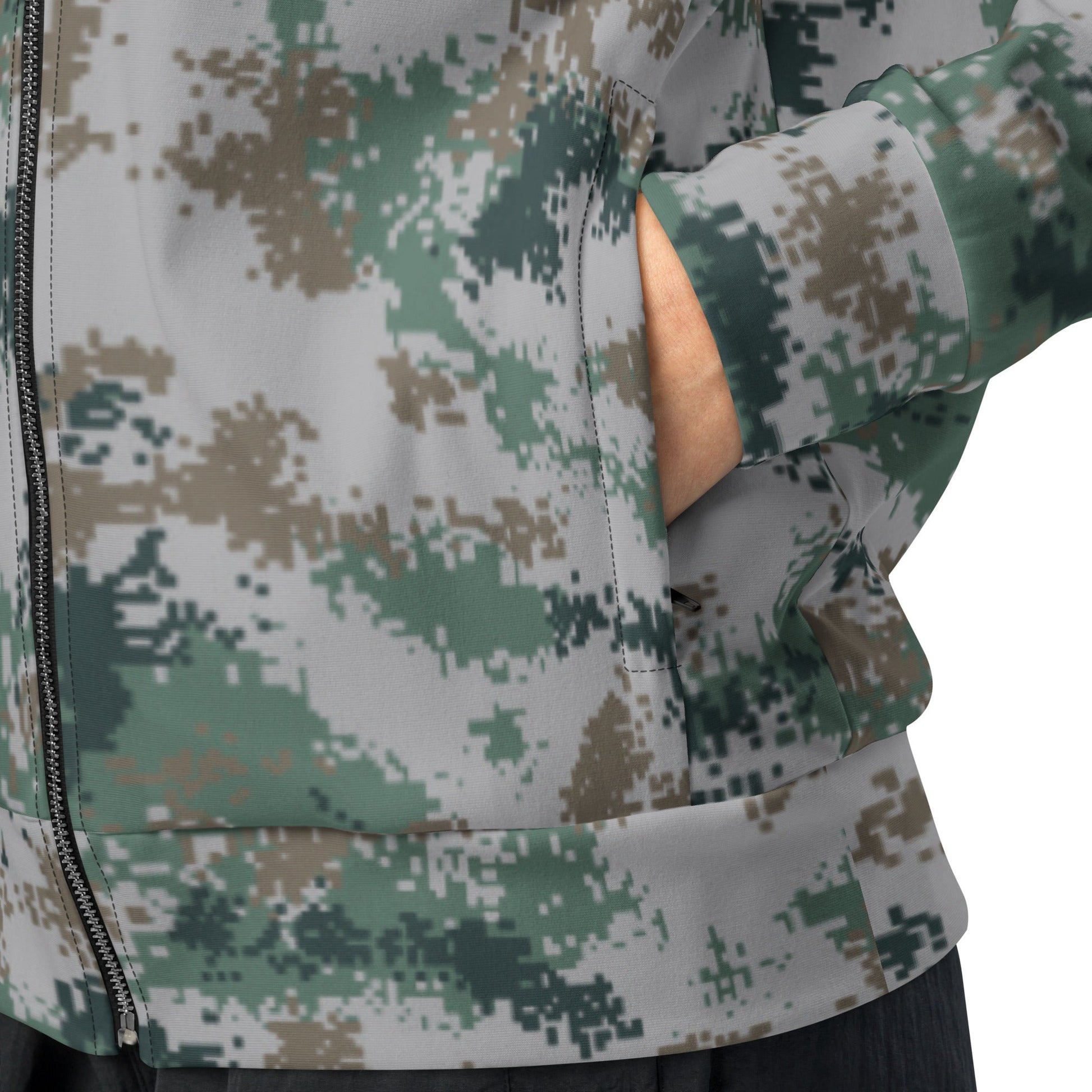 Chinese Digital Type 07 Universal CAMO Unisex track jacket - Track Jackets
