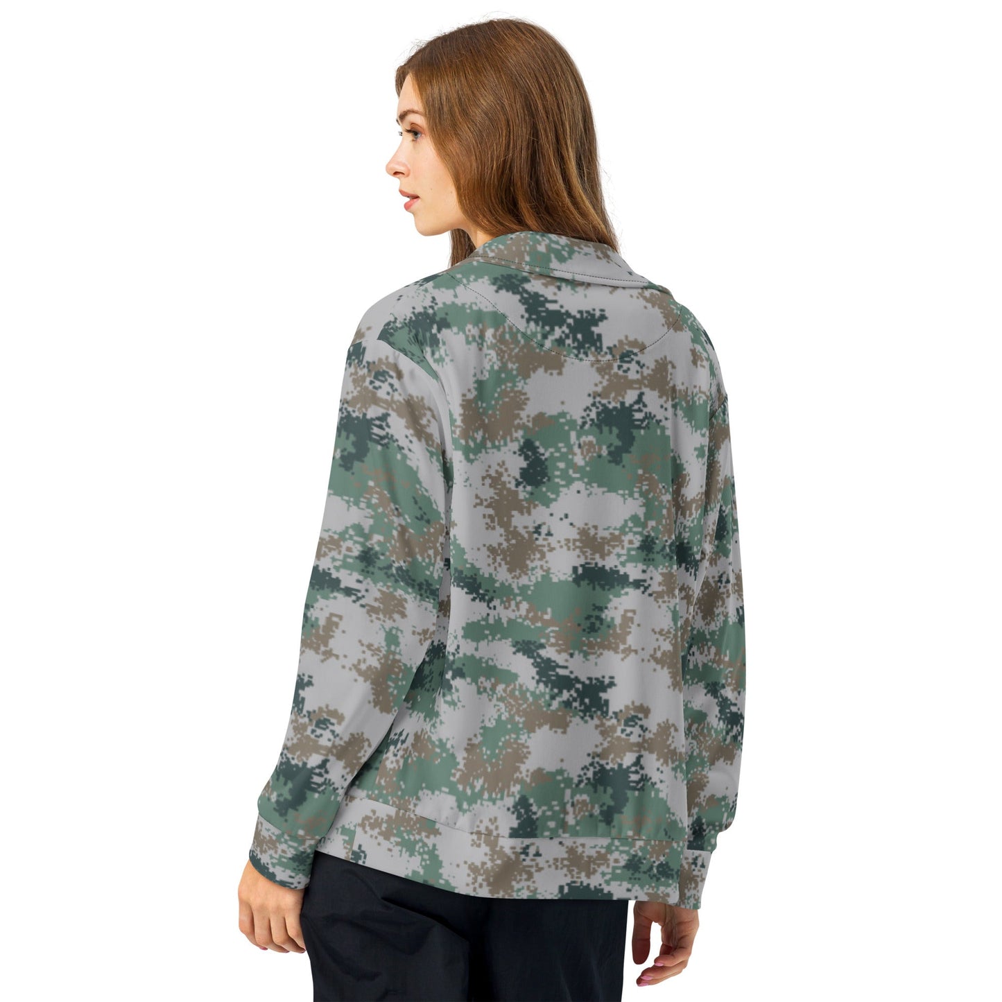 Chinese Digital Type 07 Universal CAMO Unisex track jacket - Track Jackets
