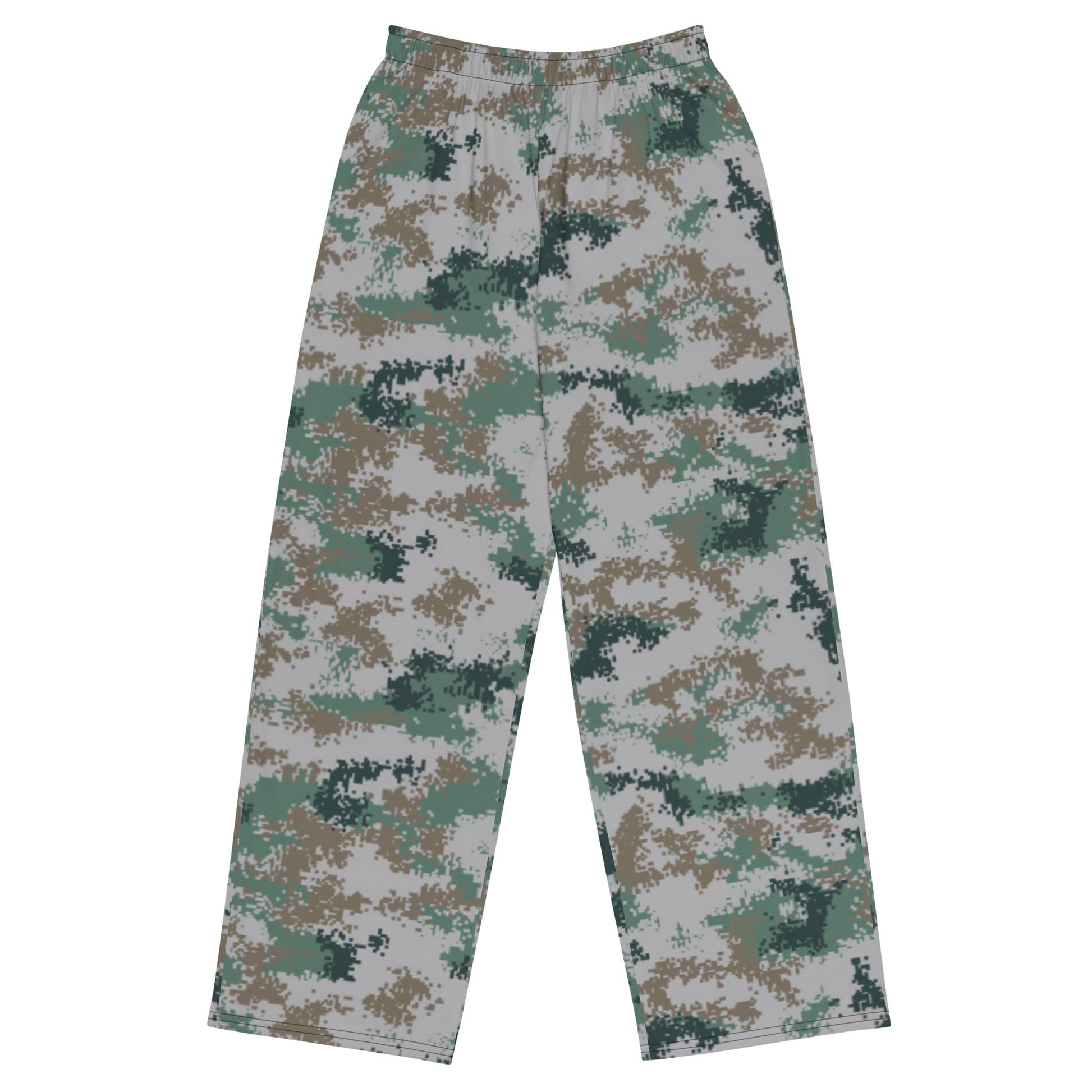 Chinese Digital Type 07 Universal CAMO unisex wide-leg pants - 2XS - Wide-leg Pants