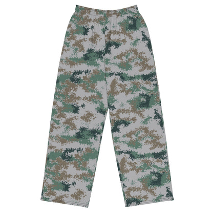 Chinese Digital Type 07 Universal CAMO unisex wide-leg pants - 2XS - Wide-leg Pants