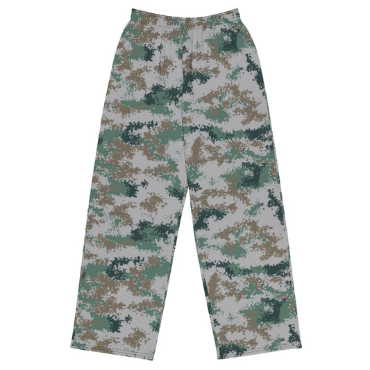 Chinese Digital Type 07 Universal CAMO unisex wide-leg pants - 2XS - Wide-leg Pants