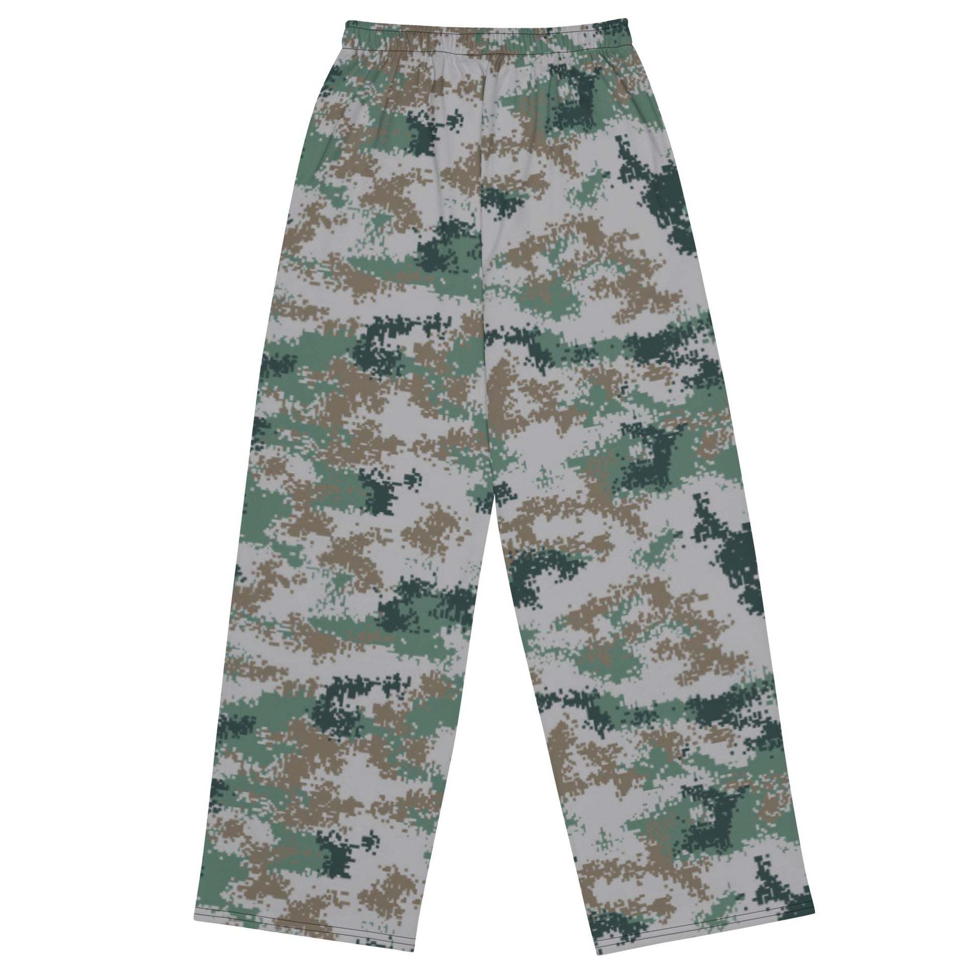 Chinese Digital Type 07 Universal CAMO unisex wide-leg pants - Wide-leg Pants