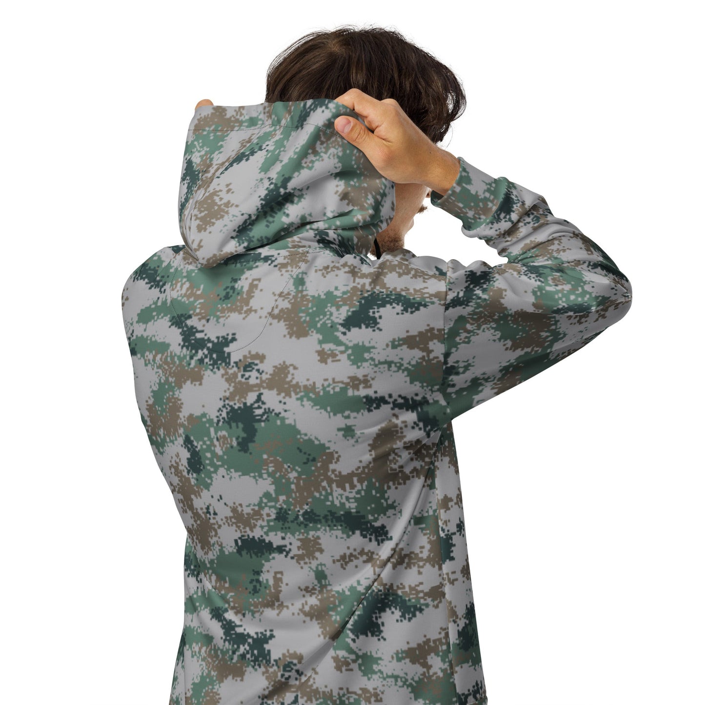 Chinese Digital Type 07 Universal CAMO Unisex Zip Hoodie