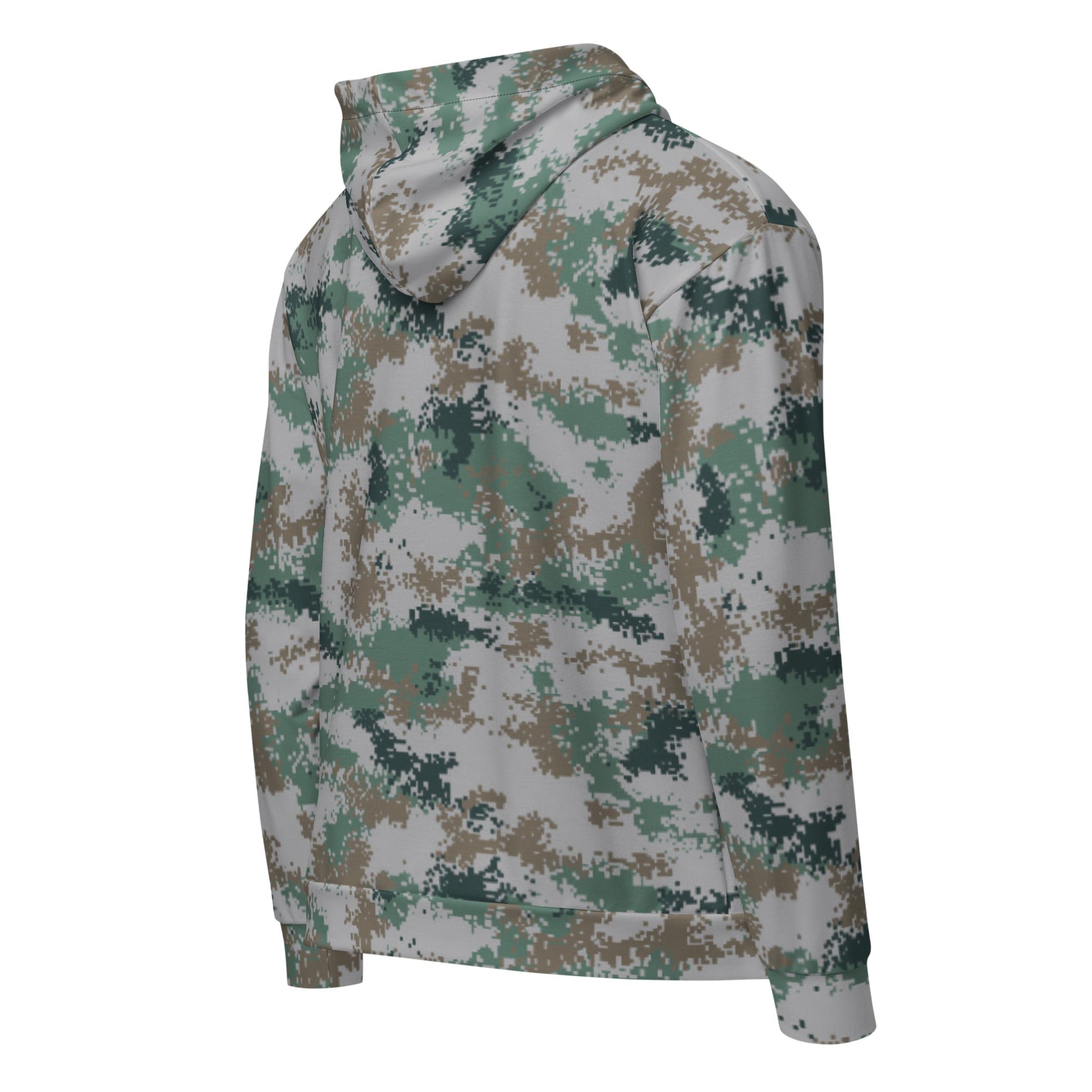 Chinese Digital Type 07 Universal CAMO Unisex Zip Hoodie