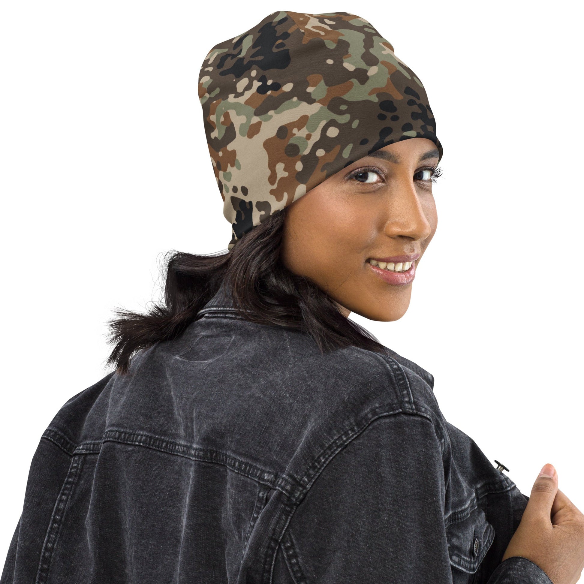 Chinese Flecktarn Tibet-tarn Plateau Highland CAMO Beanie - Beanies