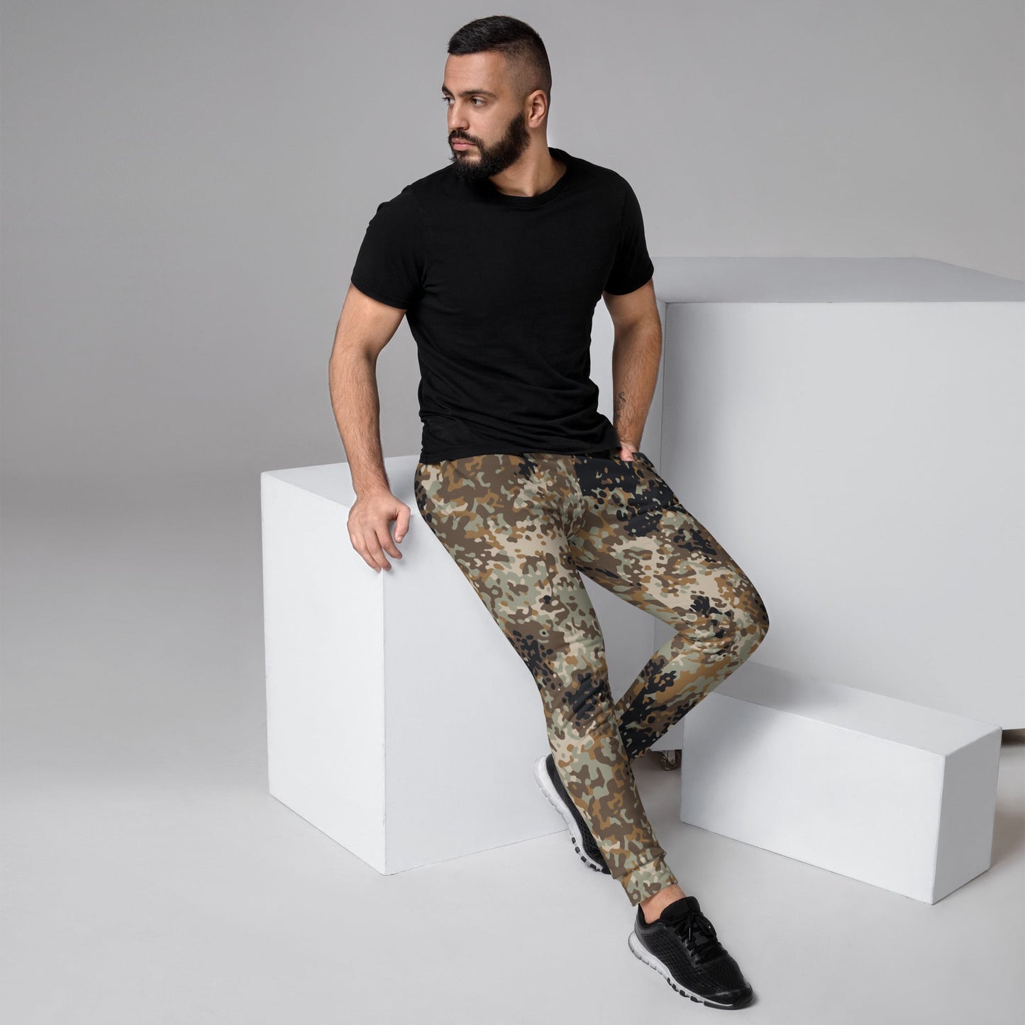 Chinese Flecktarn Tibet-tarn Plateau Highland CAMO Mens Joggers - XS
