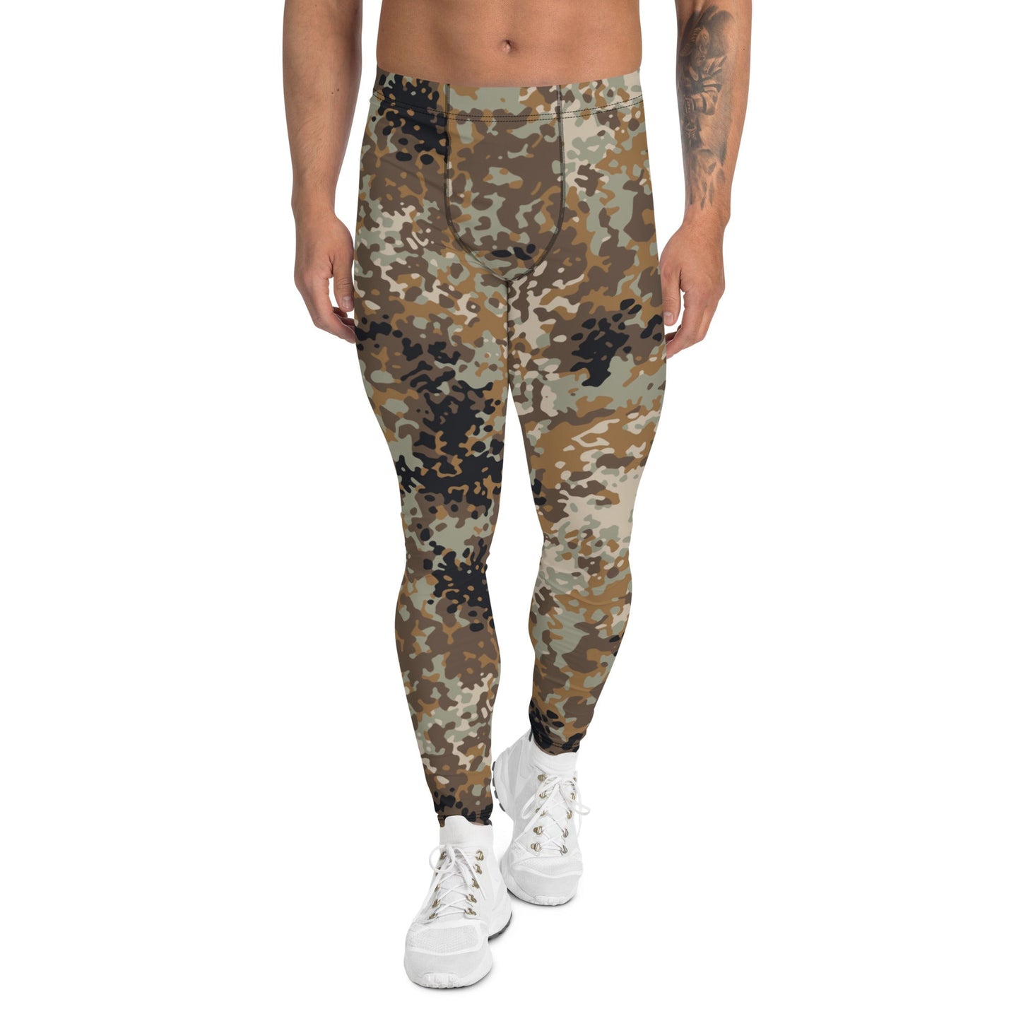 Chinese Flecktarn Tibet-tarn Plateau Highland CAMO Mens Leggings - XS