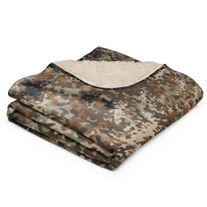 Chinese Flecktarn Tibet-tarn Plateau Highland CAMO Sherpa blanket - Blankets