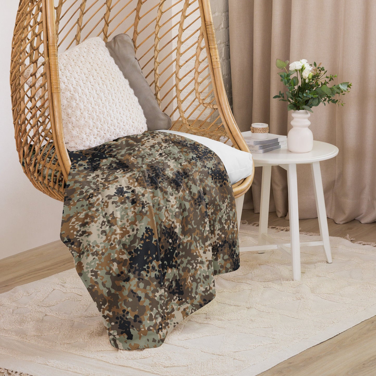 Chinese Flecktarn Tibet-tarn Plateau Highland CAMO Sherpa blanket - Blankets