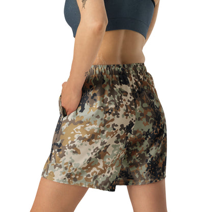 Chinese Flecktarn Tibet tarn Plateau Highland CAMO Unisex Athletic Long Shorts