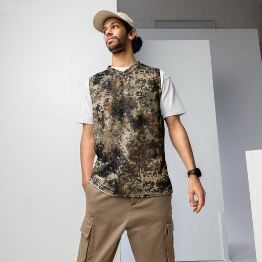 Flecktarn Himalayan Plateau CAMO Unisex Basketball Jersey - 2XS
