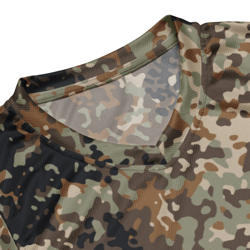 Flecktarn Himalayan Plateau CAMO Unisex Basketball Jersey