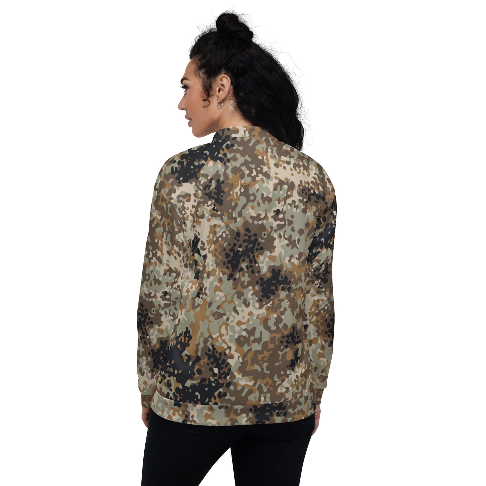 Chinese Flecktarn Tibet-tarn Plateau Highland CAMO Unisex Bomber Jacket - Jackets