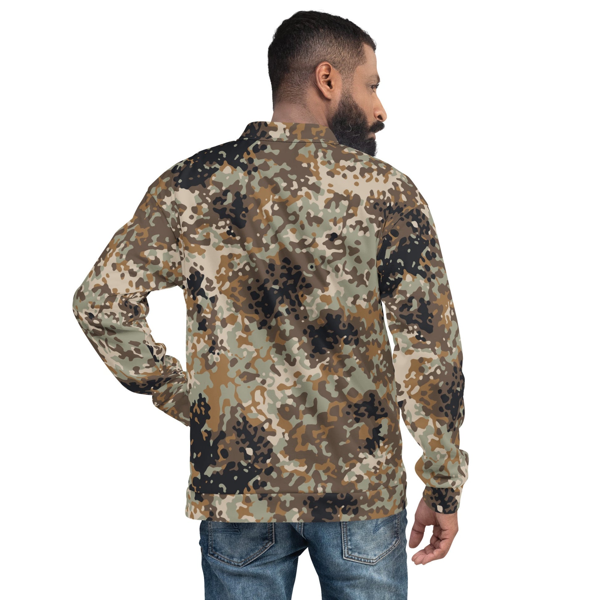 Chinese Flecktarn Tibet-tarn Plateau Highland CAMO Unisex Bomber Jacket - Jackets