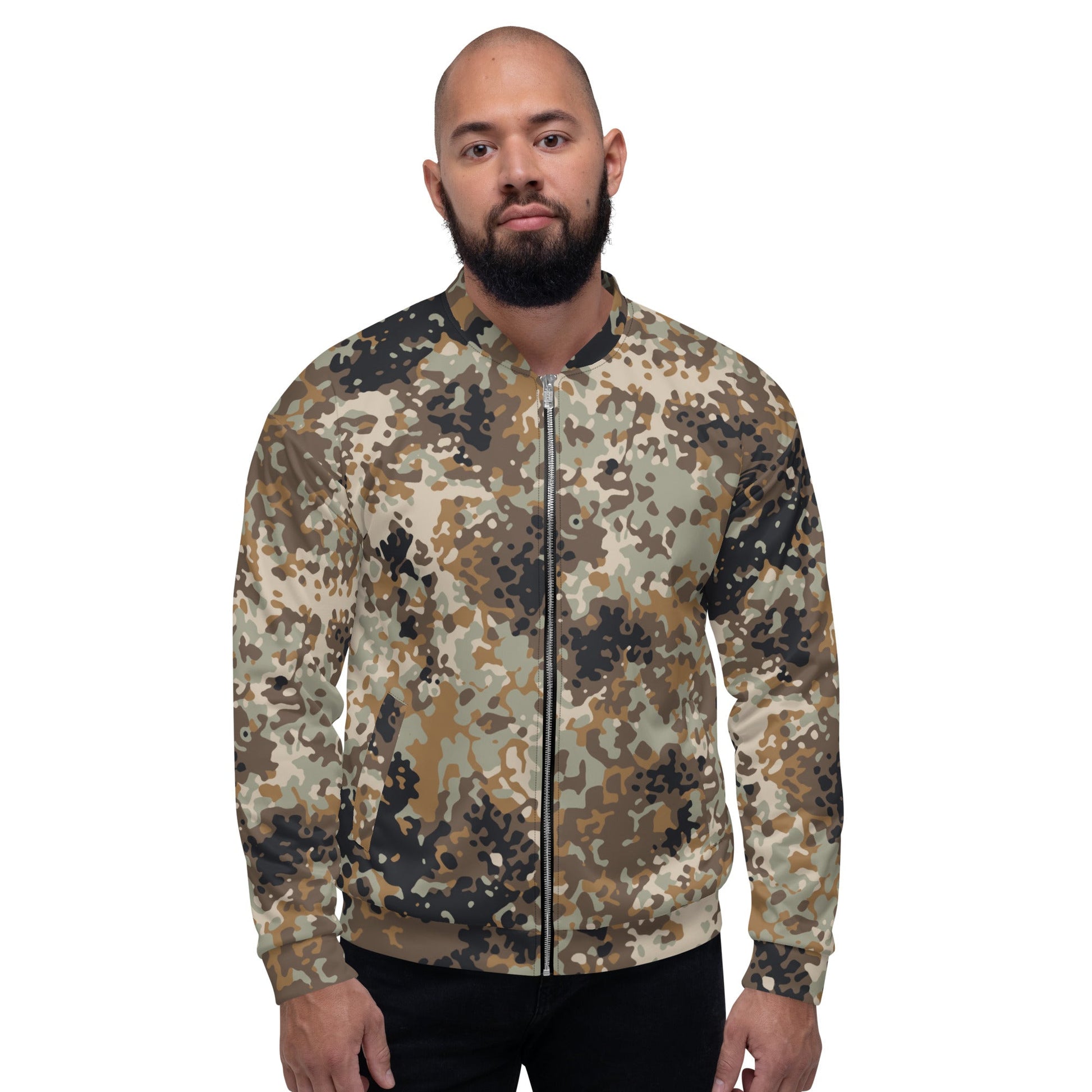 Chinese Flecktarn Tibet-tarn Plateau Highland CAMO Unisex Bomber Jacket - Jackets