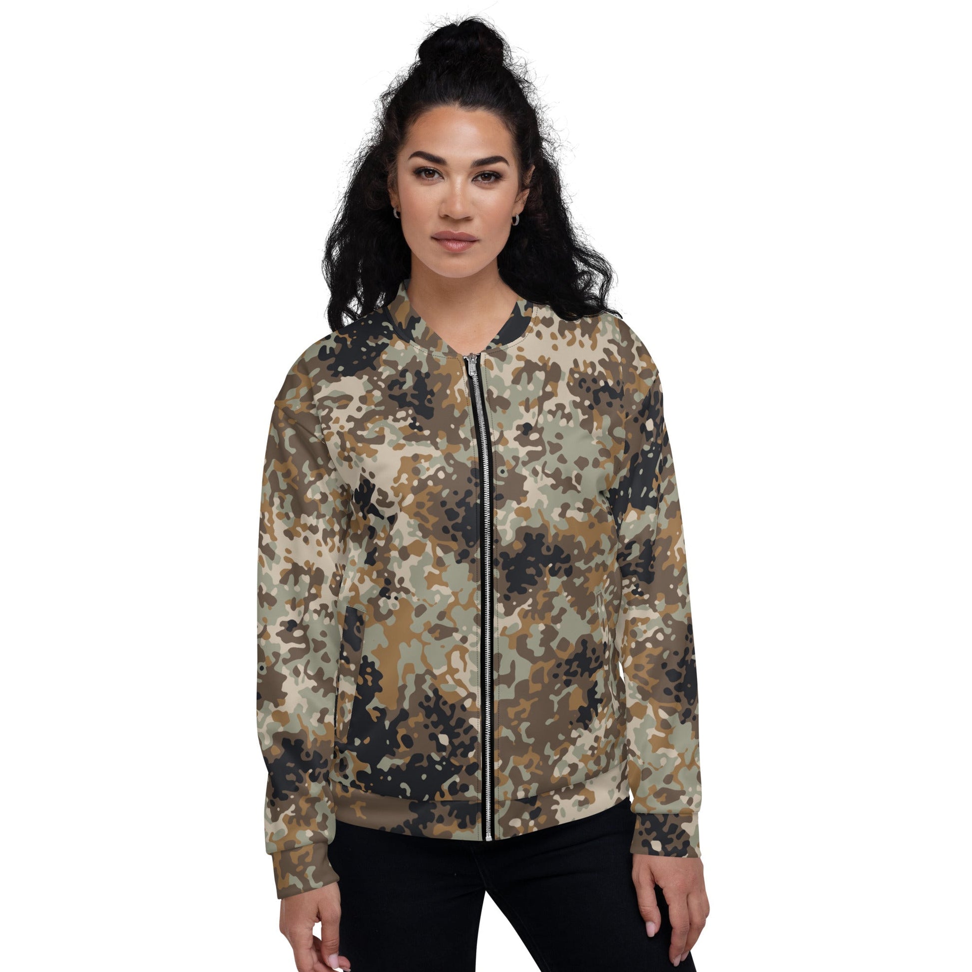 Chinese Flecktarn Tibet-tarn Plateau Highland CAMO Unisex Bomber Jacket - Jackets
