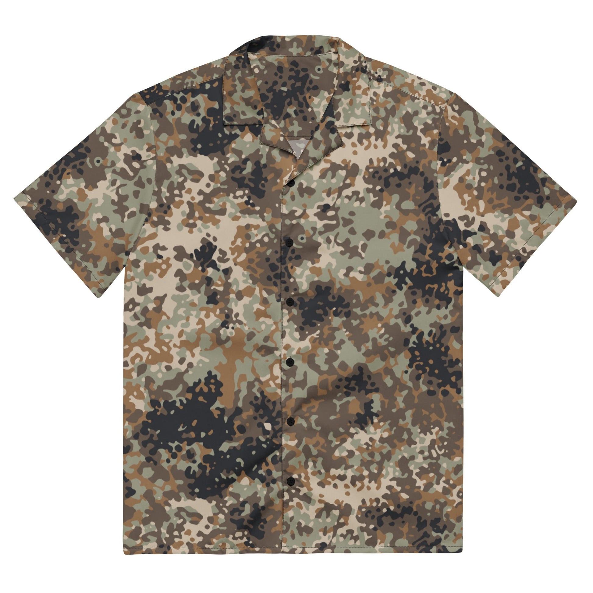 Chinese Flecktarn Tibet tarn Plateau Highland CAMO Unisex button shirt 2XS Button Shirts
