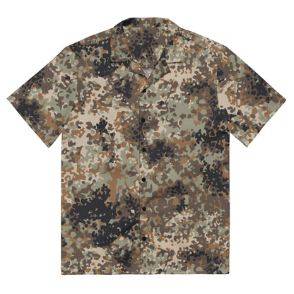 Chinese Flecktarn Tibet tarn Plateau Highland CAMO Unisex button shirt 2XS Button Shirts
